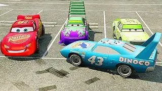 LIGHTNING MCQUEEN 1.0, THE KING DINOCO, CHICH HICKS / GTA 5 Cars Mods