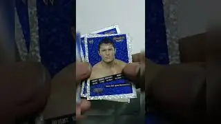 Alpenliebe Lollipop WWE Blue Stickers 2003/04          #wwefreebies #alpenliebestickers #wwestickers