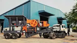 Wheel Mounted Mobile Jaw Crusher - 150 TPH - Madhya Pradesh