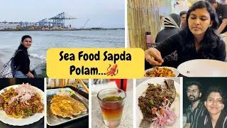 விழிஞ்ஞம் Seafood Night❣️Let’s Try Seafood in famous Restaurant In Vizhinjam 🐟 Trivandrum Series…☘️