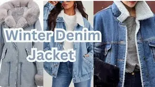 Best Denim Jacket Attire with Sherpa Fur for Women 