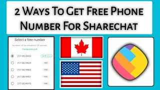 How to get free phone number for sharechat without sim | 2 ways to get free number for sharechat