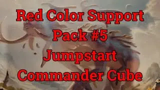 MTG Burgeoning Episode 1408: Red Color Support Pack #5: Jumpstart Commander Cube