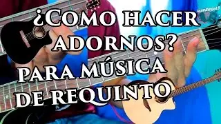 Como hacer adornos en Guitarra tipo Ariel Camacho, Miguel y Miguel, etc.