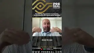 Real Estate Depreciation? 🧠  #podcast #prereal #realestateinvesting #tips #shorts