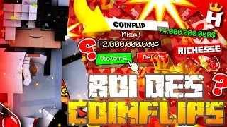 Je GAGNE 3 MILLIARDS de $ GRÂCE AUX COINFLIPS de Hadaria + PvP Minecraft !