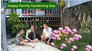 family gardening and heartwarming moments | vietnamese countryside life