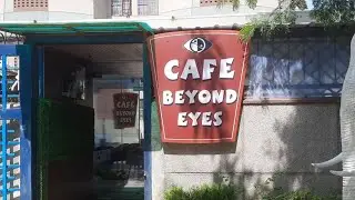 Blind people cafe.... Beyond Eyes...Dwarka Sec-11 opposite LBS College. ..