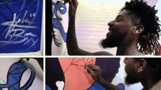 John Born painting Solesinc fitting room