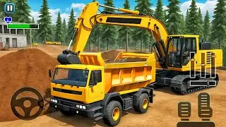 Heavy City Construction Games - Truck Driving Simulator 2024 Game - Android Gameplay
