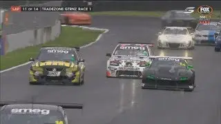 GT Racing New Zealand 2017. Race 1 Pukekohe Park Raceway. Last Laps