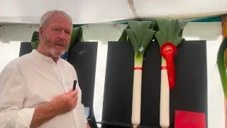 The North EastHorticultural Society Annual Show 2024 Blanch Leeks