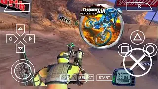 Downhill Domination PPSSPP ISO | High-Speed Bike Racing Android Gameplay