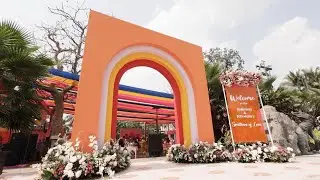 Spectrum of Love: Stunning Destination Wedding Haldi Decor | Khushee & Jeevnesh | S10 Event Makers