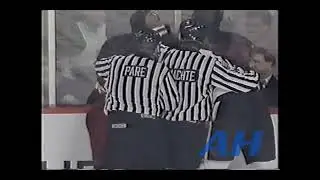 NHL Apr. 1, 1993 Chicago Blackhawks v Detroit Red Wings (R) Stephane Matteau v Gerard Gallant (R)