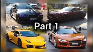 Super cars in Mumbai#just a Mumbai things#Lamborghini performance🤑#BMW M4🏁#Mustang GT😱#Audi R8😈🔥😎
