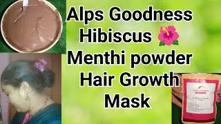 Hair Growth Mask|Alps Goodness Hibiscus🌺Menthi Powder Hair Mask|Hair Growth Mask In Telugu