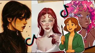Funny Art TikTok Moments 📖 Reimagined In My ART SKECHBOOK📌 PART #6