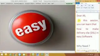 Delivery slip update in Easysoft