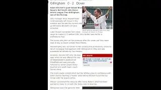 Matt Gerrard Goals BBC Radio Kent FA Cup Gillingham  Dover 06112010