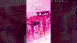 World of Barbie Build a Barbie! #worldofbarbie #barbie #barbiestyle #custombarbie #la #santamonica