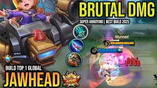JAWHEAD BEST BUILD 2025 | BUILD TOP 1 GLOBAL JAWHEAD GAMEPLAY | MOBILE LEGENDS✓