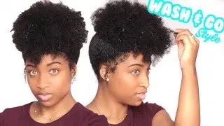 How I get My Natural Hair In A High Poof w/ My DNA