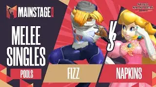 Fizz vs Napkins - Melee Singles: Pools R2 - Mainstage 2021 | Sheik vs Peach
