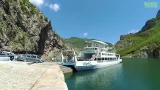Паром по озеру КОМАН (Албания) - Таймлепс | Ferry from Koman to Fierzi (Albania) - TIMELAPSE