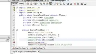 Simple Java Login Form with MS Access Database-Tutorial 1