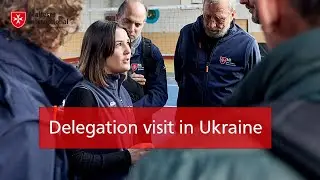 A delegation from various Malteser organizations visits the partners in #Ukraine