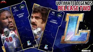 Madden 22 Ultimate Team Ultimate Legends Release 2 Solos (Get FREE Ultimate Legends Players!!) #MUT