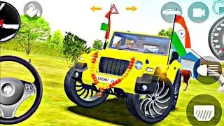 😎 Dollar ( Song ) Modified Mahindra Thar Car Games: Indian Cars simulator game || (Gadi wala game) 