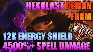 Hexblast Demon Form 4500% Spell Damage Path of Exile 2 FULL Build Guide DESTROY Breaches EASY!