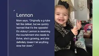 Living with a Feeding Tube, Oley Feeding Tube Awareness video, 2020