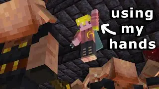 only climbing to escape the nether in VR minecraft