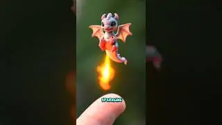 Meet Elsa, This little dragon is here to melt your heart #dragon #babydragon #cute #ai