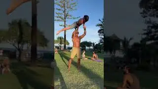 Mind-blowing: Watch This 58-year-old Balance A Person On His Head!