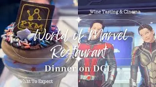 World Of Marvel Restaurant | Disney Wish 
