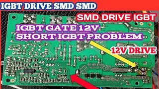 induction cooktop igbt drive smd repair | igbt gate pa voltage araha | induction drive supply short