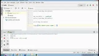 Variables basics, type() to check datatype of variables, input()method - Python tutorial | Team MAST