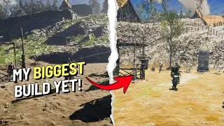 Моя САМАЯ БОЛЬШАЯ постройка на данный момент | Aska: Gates of Helheim