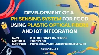ET16 DEVELOPMENT OF A PH SENSING SYSTEM FOR FOOD USING PLASTIC OPTICAL FIBERS AND IOT INTEGRATION