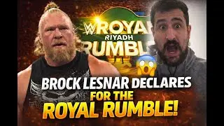 THE BEAST IS BACK! Brock Lesnar Declares for the Royal Rumble