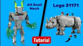How to Build a Snail Mech using set 31171! 🐌(alternate build)