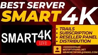 SMART 4K IPtV RESELLER PANEL-How to use this server? #smart4k #besttvseries