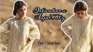 Sajal aly || Qalamkar Luxury Festive 20