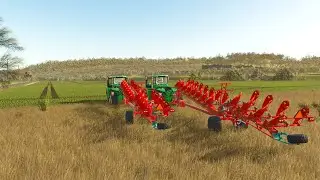 Big Field 2 Plow Plowing Field Eran Profit Judith Plains Farm FS25