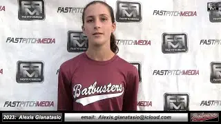 2023 Alexis Gianatasio Athletic Lefty Outfielder Softball Skills Video - Batbusters Spingola