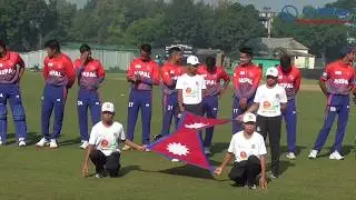 Nepal and India National Anthem during opening ceremony of ACC Emerging Nations Cup